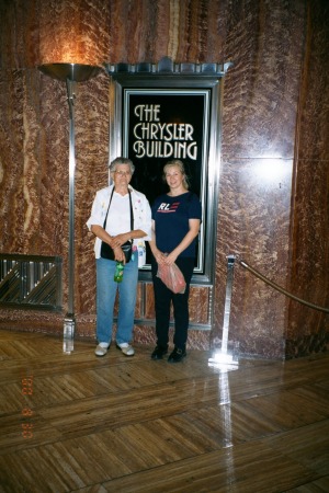 My Mother & I, Manhattan New York, Sept 2000