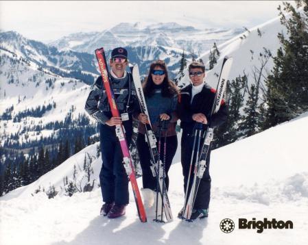 Skiing Brighton Utah