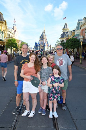 Family at Disney