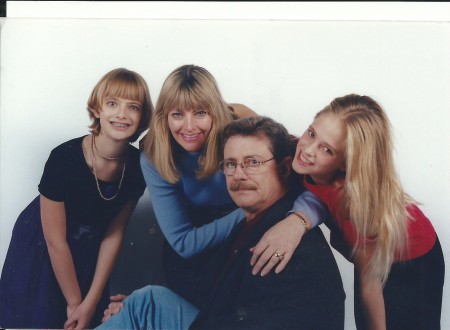 Wife and twin daughters. 2001