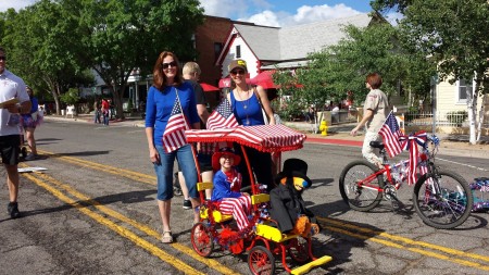 4th of July Parade w/ grandson 2016