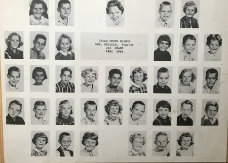 Cedar Grove 2nd Grade 1962/1963 