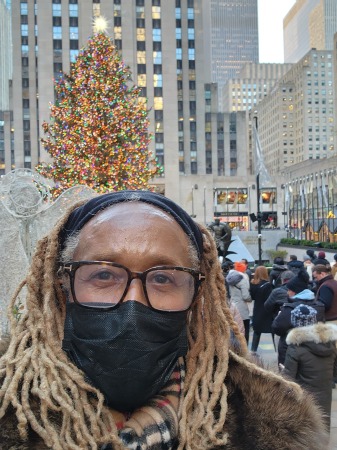 Dr. Cay Alford at Rockefeller Center NYC