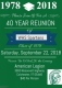 Winooski High School Reunion reunion event on Sep 22, 2018 image