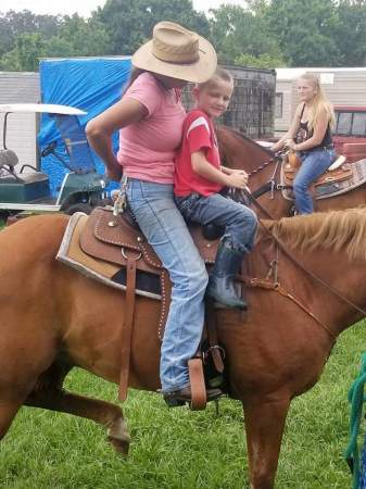 grandson colt and i on tex