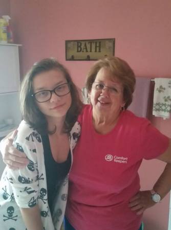 sarah her birthday,15,and her granny