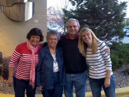 Wife Nancy, her Mom Gram, me & daughter in law Amy