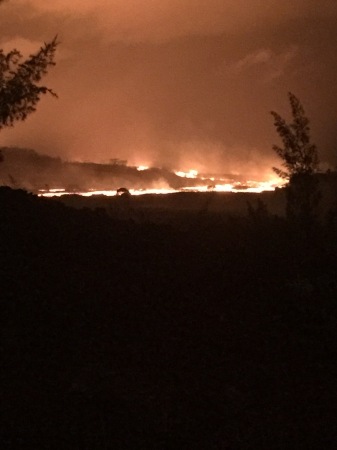 Fissure 8 flowing towards Kapoho