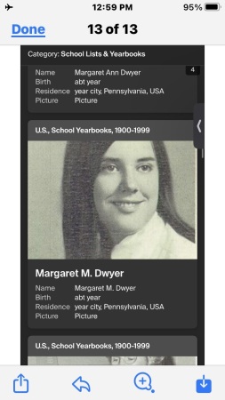 Margaret Lennon's Classmates profile album