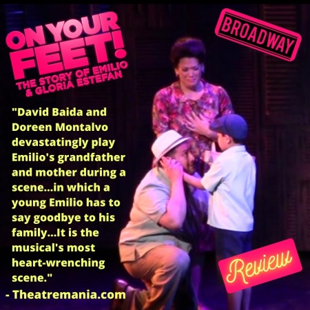 Playing Antonio on Broadway in On Your Feet