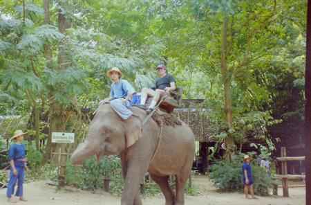 Elephant trek, Thailand"