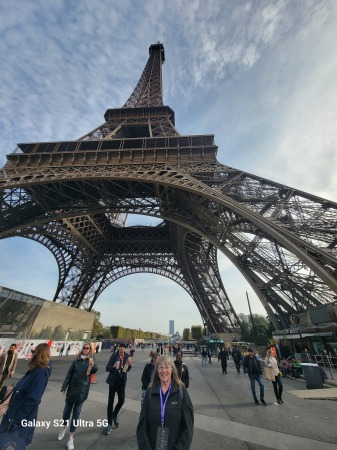 Me under the Eiffel Tower,  Oct. 2023