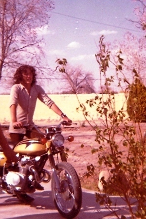 1975 with one of my bikes.