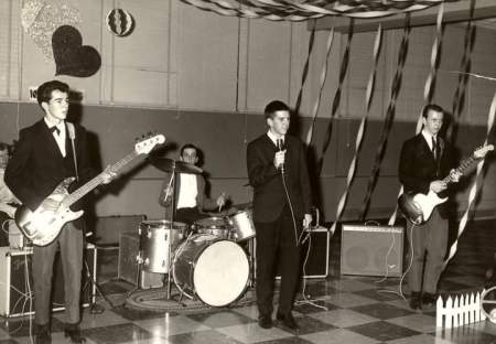 Vibra Tones in 1962. Me on drums