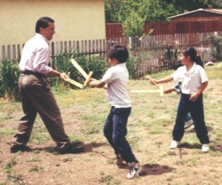 Dueling Wood Swords