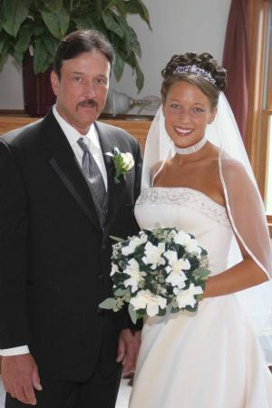 My youngest daughter's wedding day- Sept. 2005