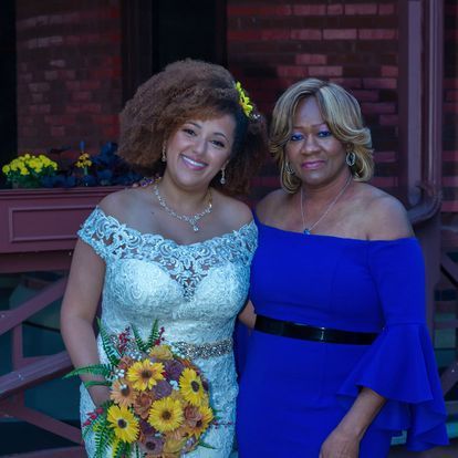 Me & Niece Desiree at her Sept. 25, 22 Wedding
