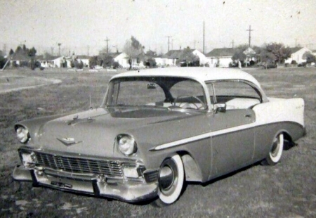 1956 Chevy at park