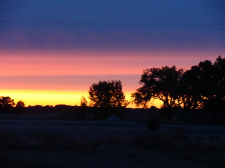 Sunset over Golf Course