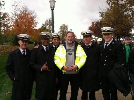 Navy and Notre Dame Game day