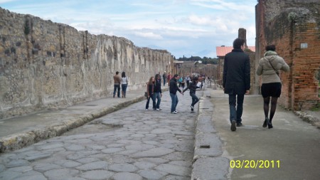 Ruins of Pompeii, Italy.