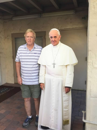 The Pope and me.