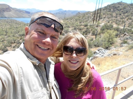 Alan and friend Galina at Canyon Lake AZ