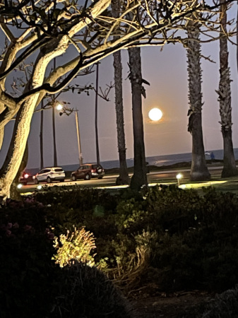 Super Moon in Santa Barbara 