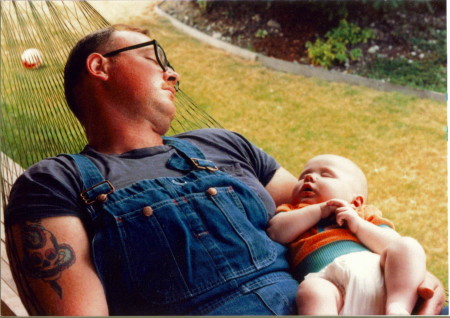 Me & Gabriel  at home in Spanaway, Wa 1981