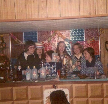 New Year's 1973 at Sue Wills'