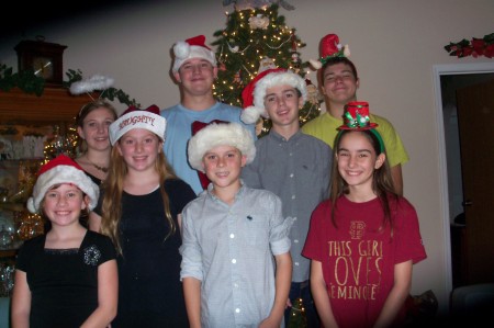 Some of the grandkids Christmas 2015
