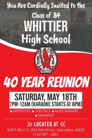 Patty Thomas' album, Whittier High School Class of '84 Reunion