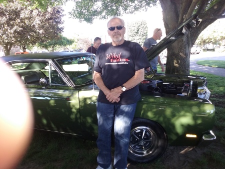 With my 69 Roadrunner 