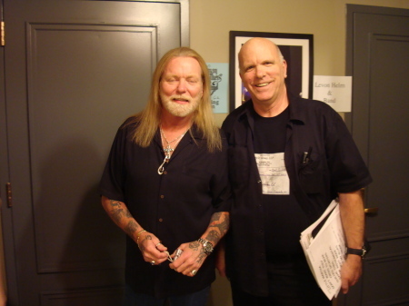 Backstage with Gregg
