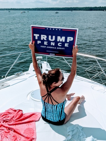 Trump Boat Parade on the York River 2020