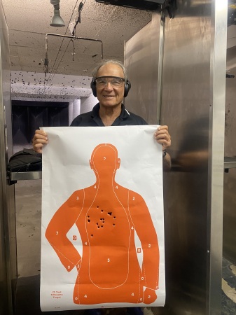 Photo taken at my latest ccw qualification