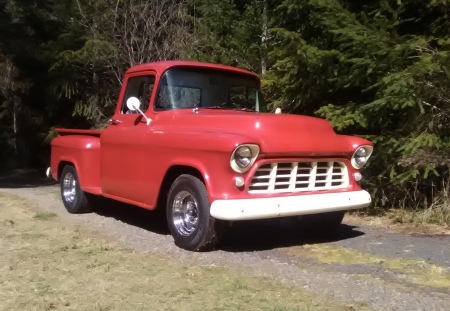 My truck at the property