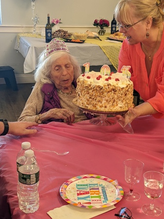 Godmom Jennie now 103! God bless her