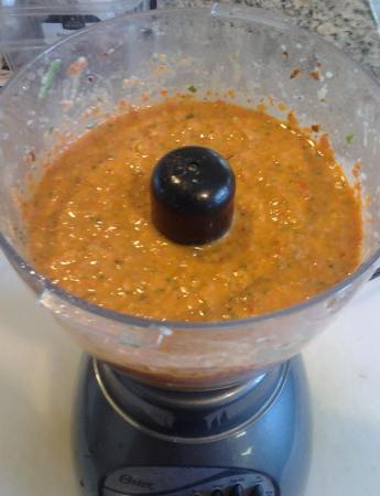 Homemade Pesto Trapanese Paste