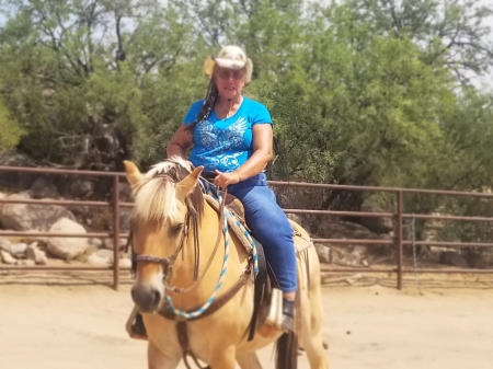 Riding horses in Tombstone, Arizona