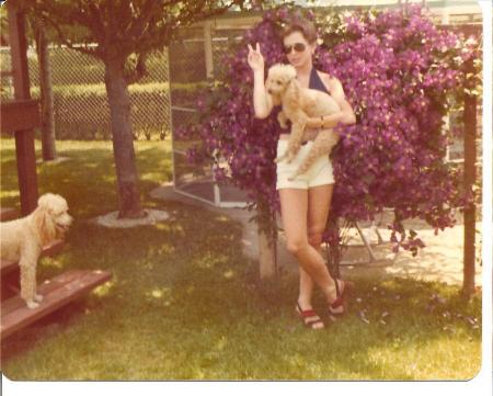 Summer 1973 with Goldie and Sammy