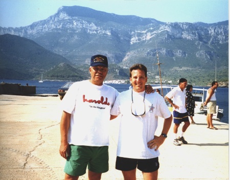 With Colin Powell in the Greek Isles