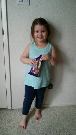 Lucie with Chocolate