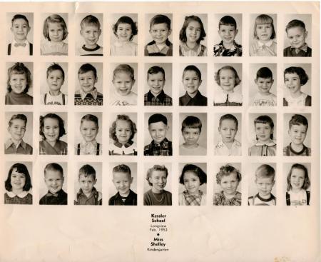 John Strieb's album, Kindergarten 1953