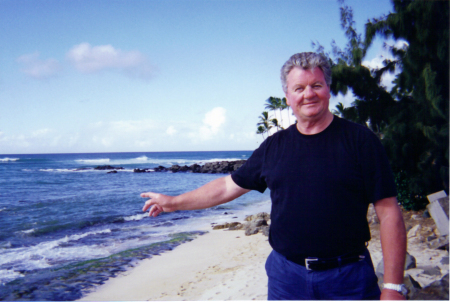 My dear husband, Keith, in Hawaii.