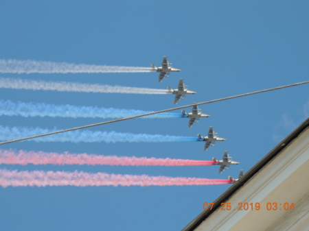 Russian Jets over St. Petersberg