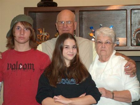 Myself, Kris and our two of our grandkids.