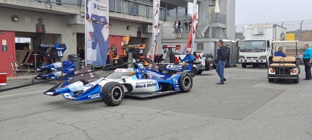 The paddock at Laguna Seca, Monterey 