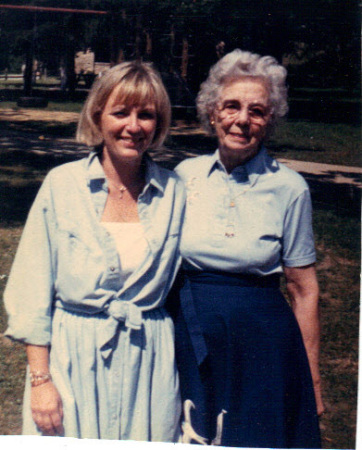 Mom and me in later years