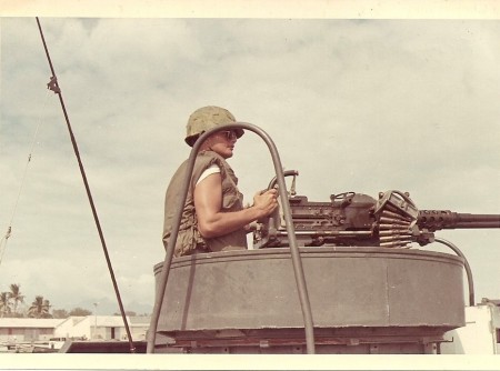 1968, Danang Harbor Patrol, RVN - "Gunner".
